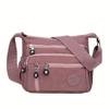 Módní ležérní taška přes rameno, Vícevrstvé crossbody tašky s velkou kapacitou, Unisex, Vhodné pro dojíždění a služební cesty