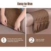 5-Pockets Non-Slip Couch Sofa Chair Armrest organizer Armchair Caddy For Smart Phone,Book,Magazines,Ipad,TV Remote Control Holder