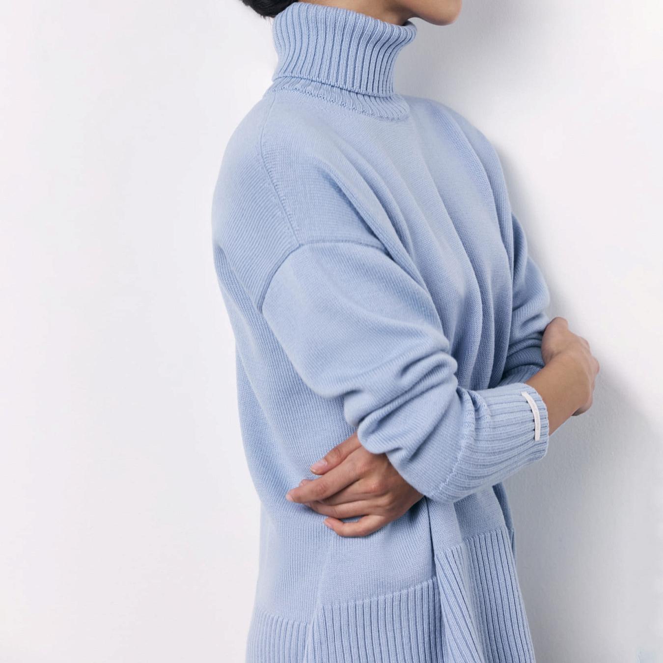 GMXIA Свободная водолазка женская осень-зима трикотажная женская M