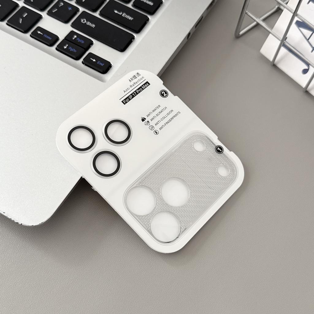 Tempered Glass Camera Lens Protector Net Cover for Iphone 17 Pro Max 17Pro Flim Phone Lens Protection Dustproof Shockproof Accessories