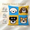 Cartoon Simple Cute Dog Cushion Cover 1Pcs Decorative Covers Soft Cushion Case For Sofa Couch Decor 40X40 45X45 Pillowcases