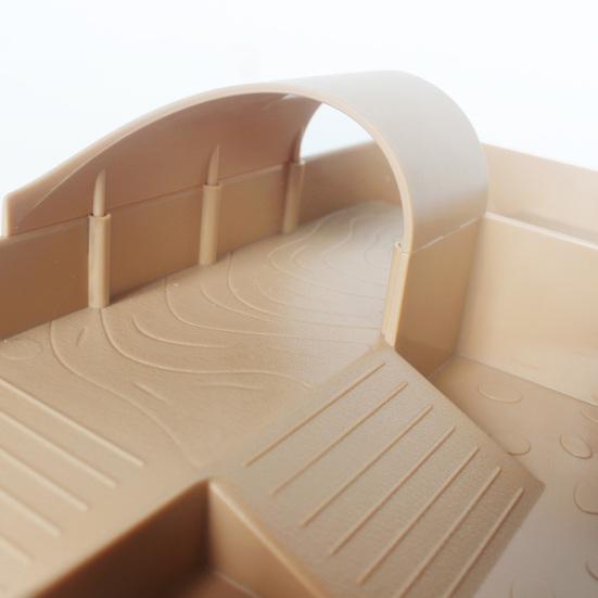 Schildkröten-Aalplattform mit Futtertrog, Kletterleiter, Unterschlupfhaus, Schildkrötenrampe, Reptilienhaustierspiel- und Ruheterrasse, Aquariumzubehör