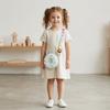 Zipper Closure Donut Crossbody Bag Mini Size Mini Snack Bag Silicone Messenger Bag Baby Girl