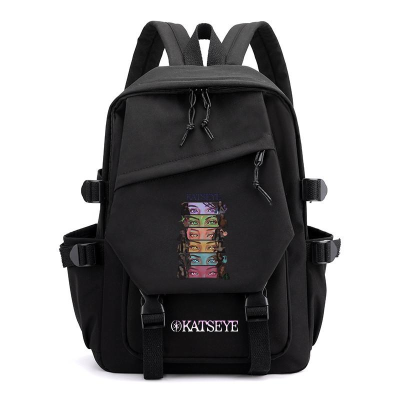 Kids Unisex KATSEYE Printed Backpack Student School Waterproof Casual Outdoor Travel Bag