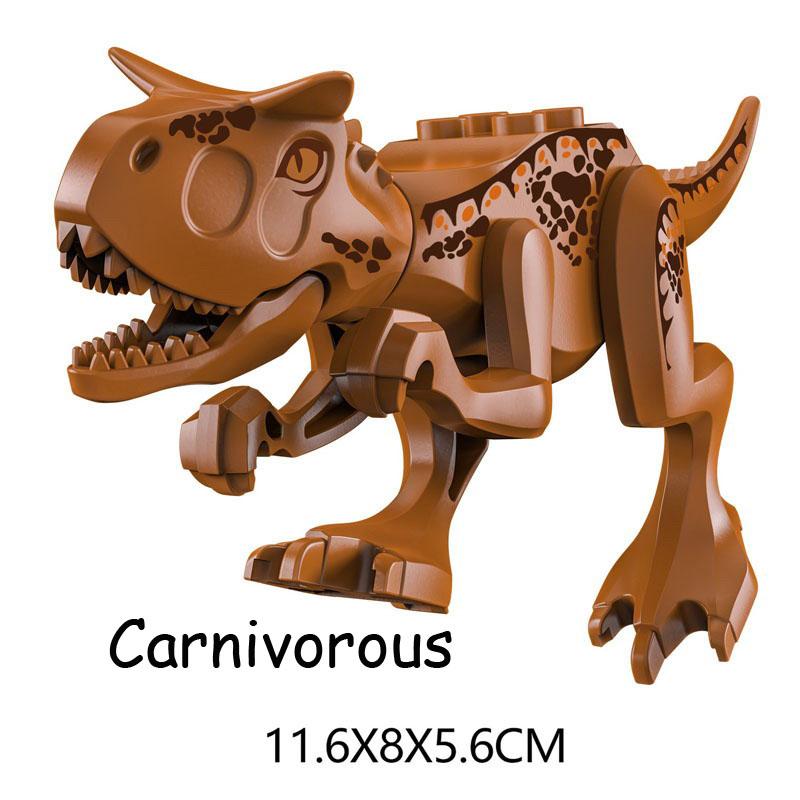 Jurassic Dinosaur World Park Indominus Rex Gyrosphere Escape Ball Owen Blue Model Building Blocks Enlighten Toys For Children