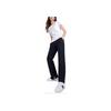 FILA Solid Color Logo Straight Leg Casual Pants Women bottoms Legendary-Blue F11W321601FNV