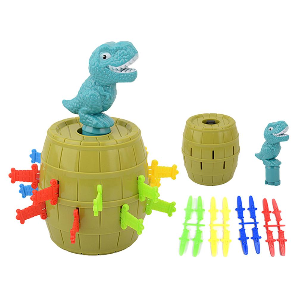 Multiplayer Interaction Pop-Up Dinosaur Board Game Girl Boy Gift Spoof Pop-Up Games Novelty Jumping Dinosaur Buckets China Mainland