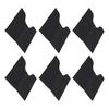 6 Pack Absorbent Toilet Rug Washable Toilet Floor Mat Reusable Toilet Mat  Restroom