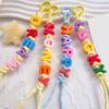 Colorful Alphabet Bead Bag Charm Personalized Design Bag Hanging Pendant for Trendy Fashion Statement and Unique Style