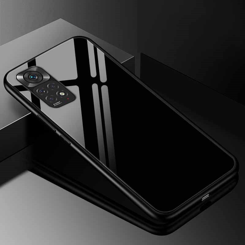 

For Xiaomi Redmi Note 11s Case Tempered Glass Fashion Cover for Redmi Note 11 Pro 5G Global Note11 Case, 9s 10s Bumper Note11s Redmi Note 11s 4G