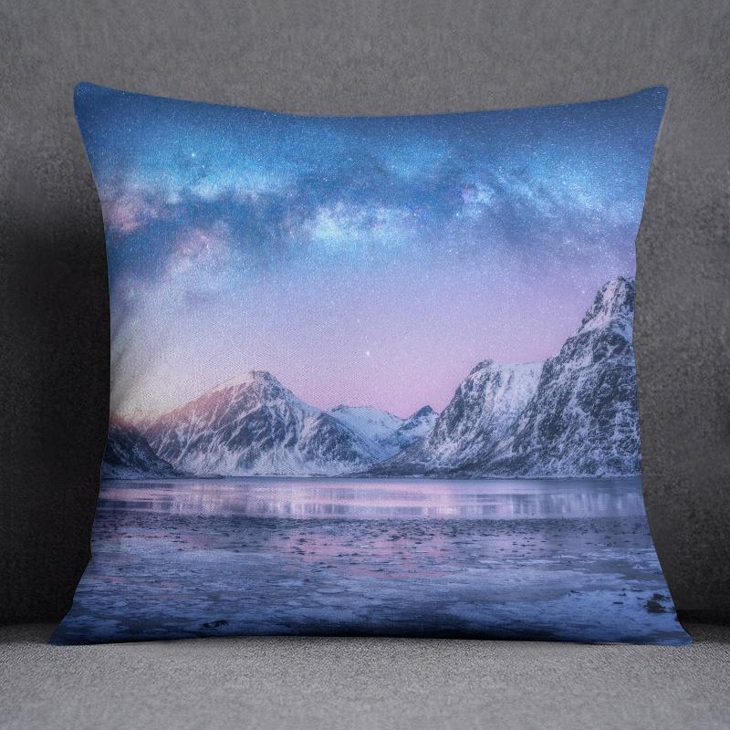 45x45cm Psychedelic Sky Series Decorative Pillowcase Living Room Sofa Office Cushion Cover  Aesthetic Bedroom Home Decor