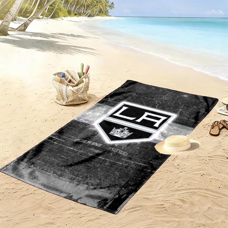 Los Angeles Kings Print Beach Towel Large Soft Quick Dry Towel For Beach Camping Swimming