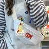 Xiaoqing New High Face Value Cross-body Bag Simple Casual All-matching Canvas Female Sen Girl's Chest Fashionable