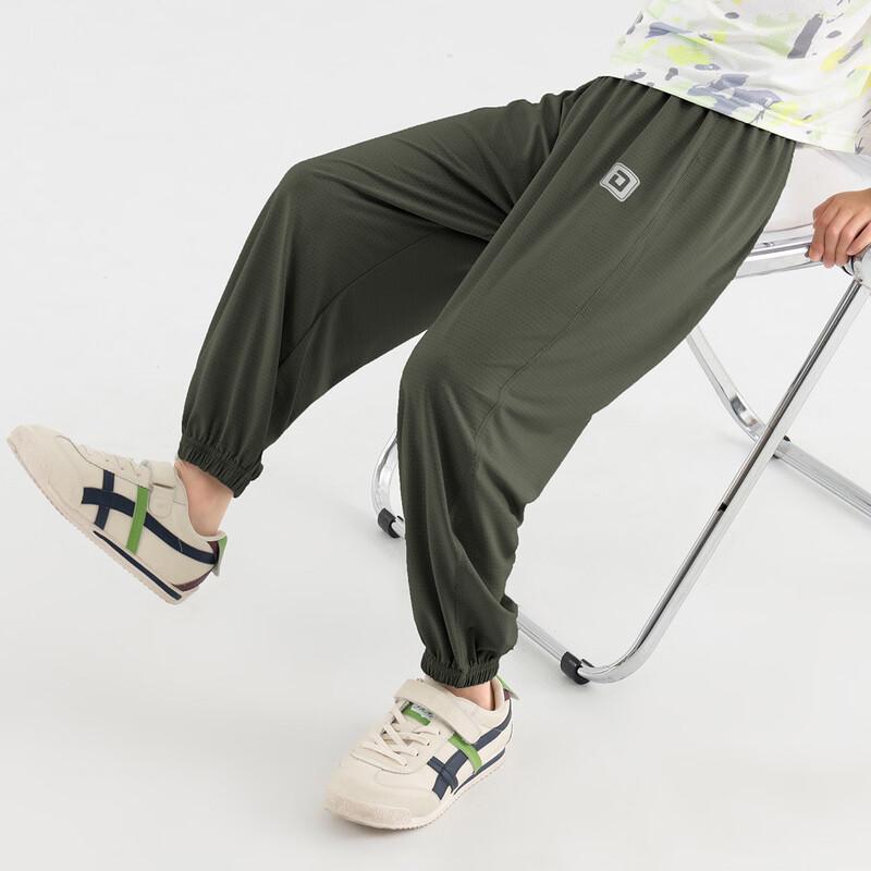 Boys  Summer Ice Silk Breathable Anti-Mosquito Casual Pants 110