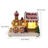 Lighted up Christmas Village House Home Livingroom LED Light Snow Village
