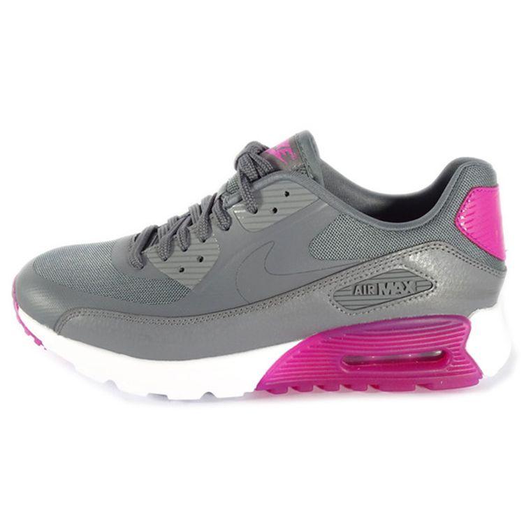 

Nike Air Max 90 Comfortable Lightweight Low-Top Casual Running Shoes Men sneaker Gray Pink 724981-002 38