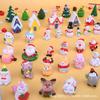 Creative Christmas Blind Box Doll Santa Claus Elk Snow House Christmas Tree Cartoon Model Micro Landscape Ornament Toy