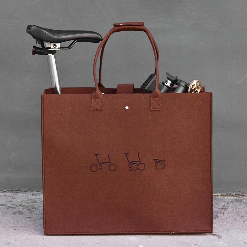 1 Pezzo Borsa Leggera alla Moda Pieghevole per Deposito Bici da 14-16 Pollici per Borsa da Tote Borsa da Trasporto Bicicletta