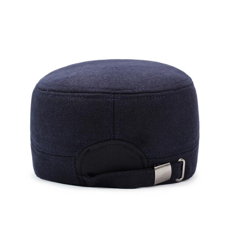 Men's Autumn Winter Flat Cap Middle-Aged and Elderly Hat Outdoor Flat Cap