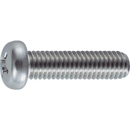 

TRUSCO Pan Head Machine Stainless Fully M6 x 40 x 3 Packs Screws, Steel, Threaded, 12, Pieces, B05-0612 (Case Sold)