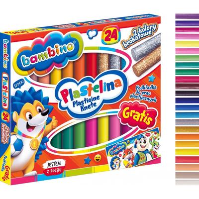 Plastilina de Colores Bambino + Bloc 24 Colores