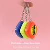 Mini Retractable Measuring Tape 1M 3FT Portable Anti Drop with Keychain for Office Home General Use