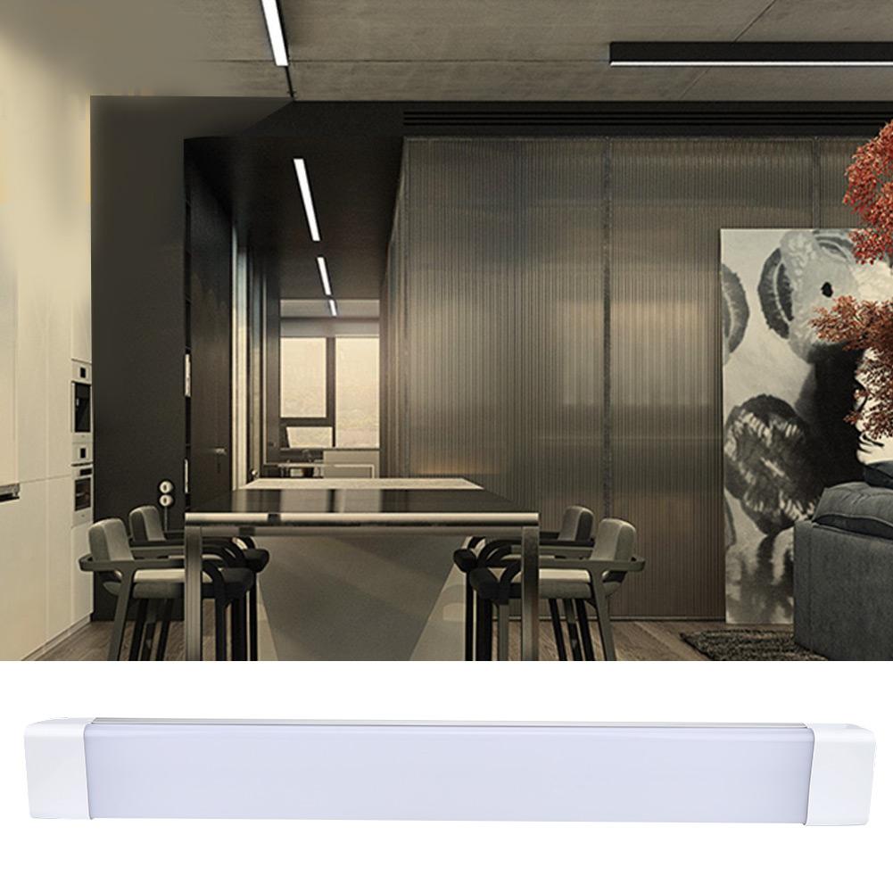LED Armatür Şerit Işıklar IP65 Hava Koşullarına Dayanıklı Korozyona Uğramaz Garaj Atölye 4000K 2ft 27W AC185 260