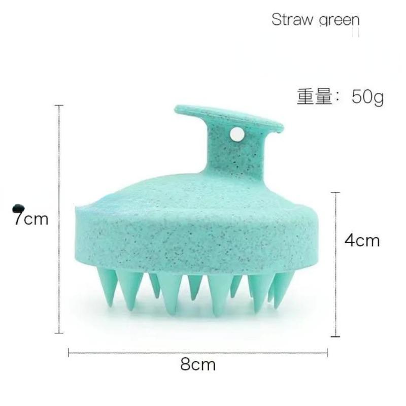 Silicone Shampoo Brush Head Scalp Massage Comb Hair Washing Comb Body Massage Brush Bath Shower Brush Salon Hairdressing Tool