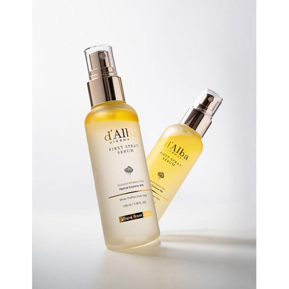 Dalba New White Truffle First Spray Serum Peptide 100ml Set Of 2 reNewal Yellow Mist Serum