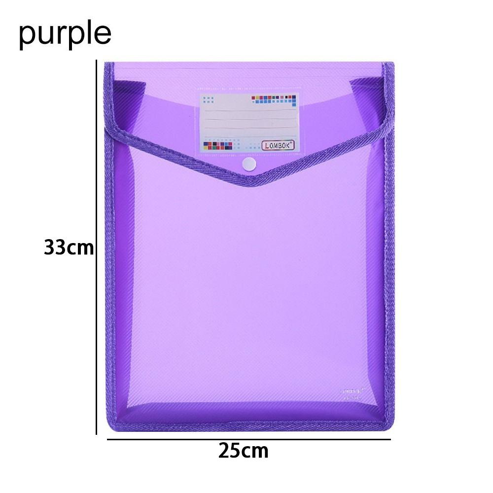 Waterproof Stationery Storage Pouch A4 File Folders Envelope Folder File Organizer Document Bag