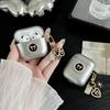 New Bow Electroplating Matte Suitable for AirPodsPro1 Earphone Case Tpu Soft Case Universal Apple New 1st Generation
