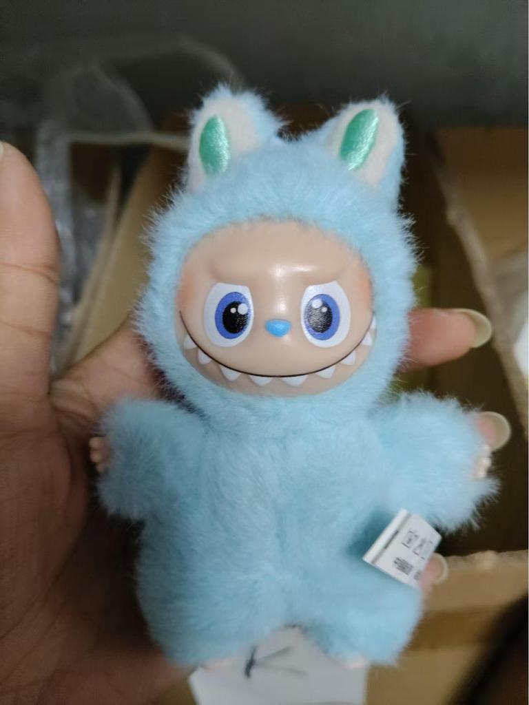 In Stock: Fast Shipping Fabric Doll Keychain with Vinyl Face - Blind Box Plush Figure