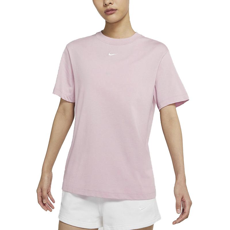 Nike Drop Shoulder Sleeve T Shirt Women's Pink DH4256-645