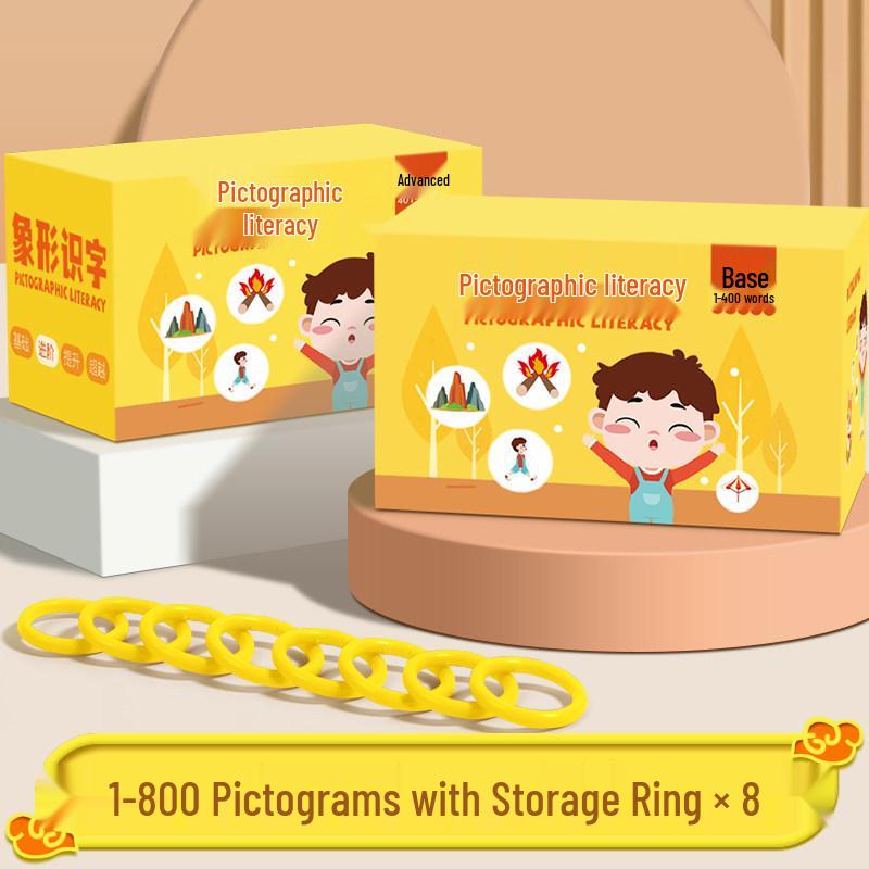 Kindergarten Literacy Cards: 3000 Picture-Based Chinese Characters for Early Learning and Baby Recognition