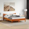 VidaXL Bed Frames and Headboards, Double Bed with Slatted Base, Adult Bedroom Bed, Modern, Wax Brown 150x200 Cm 3216368