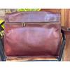 Vintage Brown Leather Messenger Shoulder Laptop Bag Briefcase Men's New