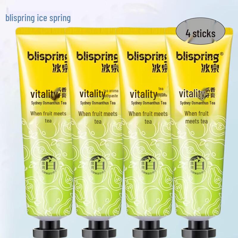 

Blispring Tea Scent Fresh Breath Toothpaste (4-Pack)