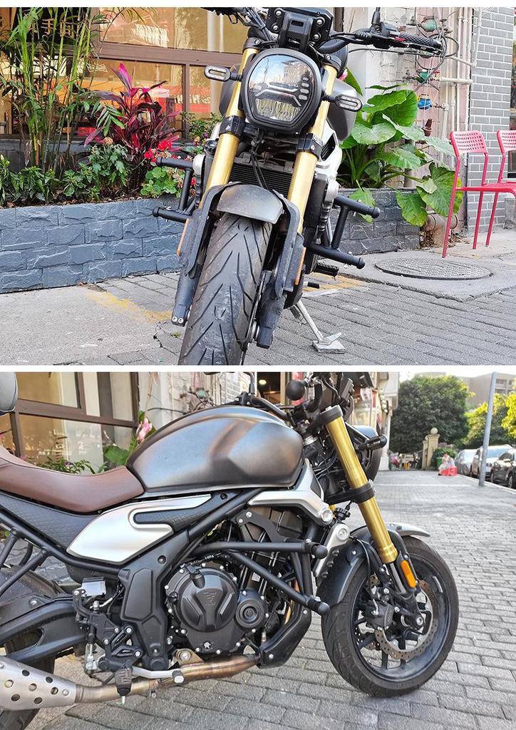 Wuji 500AC Motorcycle Front Bumper Racing Guard Modification Anti-Fall Bar