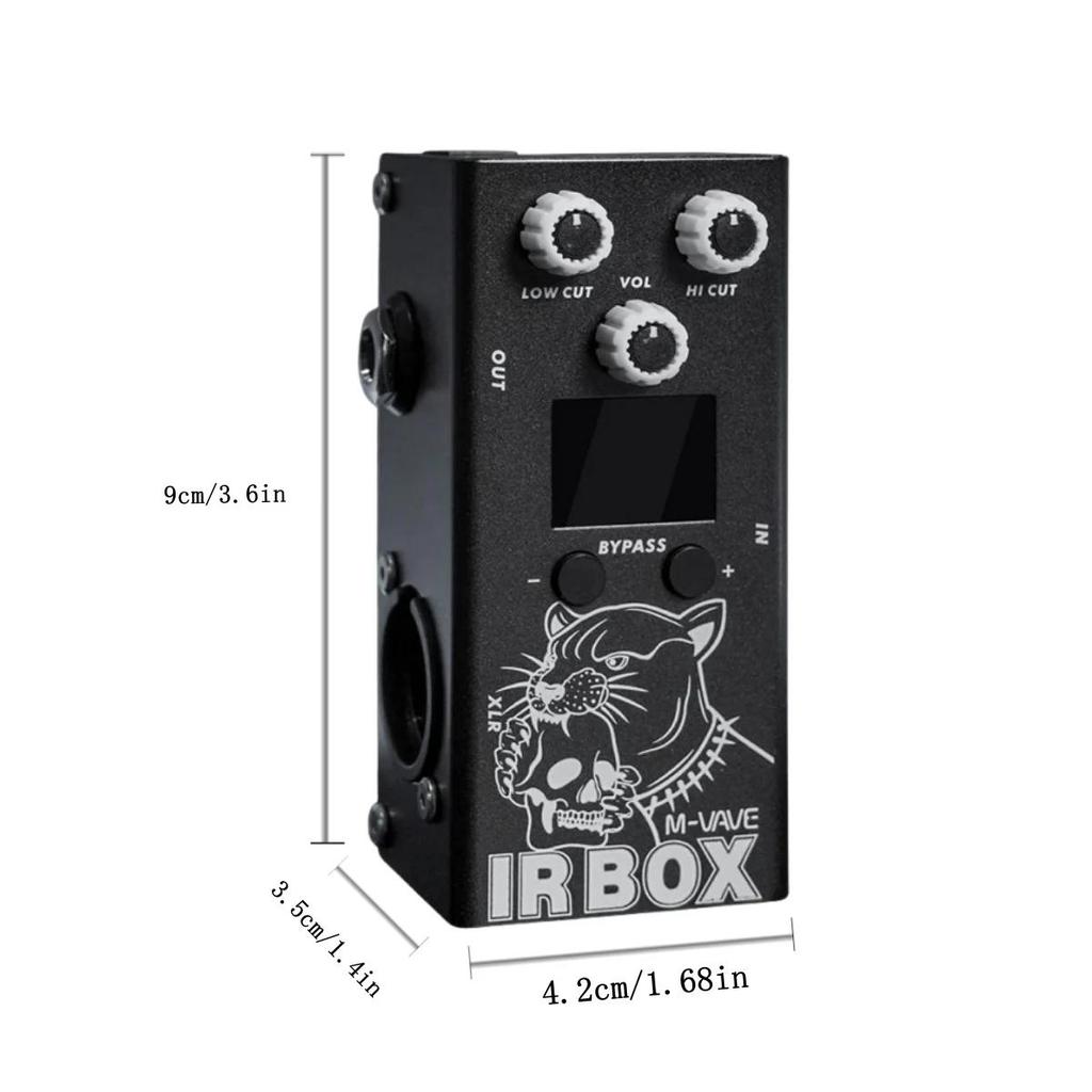 Guitar Pedal Effectr M-VAVE IR BOX Cabinet Simulator and IR Loader Support APP