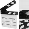 Mini Acrylic Director Scene Clapperboard TV Movie Action Board Film Cut Prop with Pen