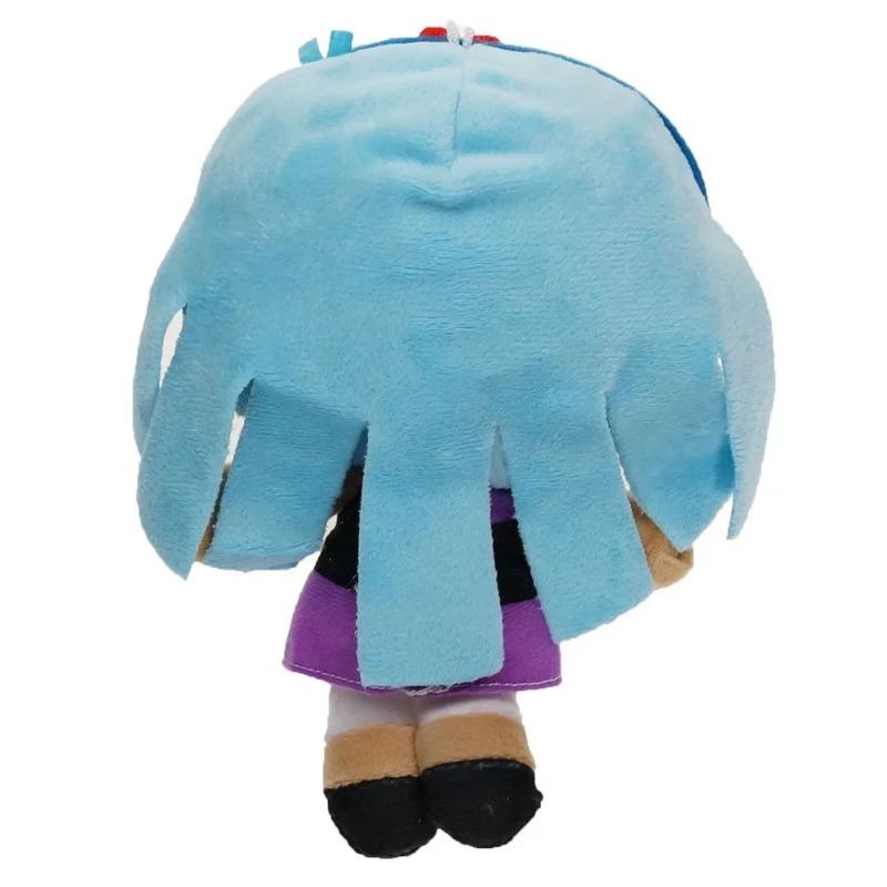 Flying Girl Police Cartoon Plush Toy Soft Stuffed Doll PP Cotton Filled Wall Hanging Design Anime Themed Fabric Toy