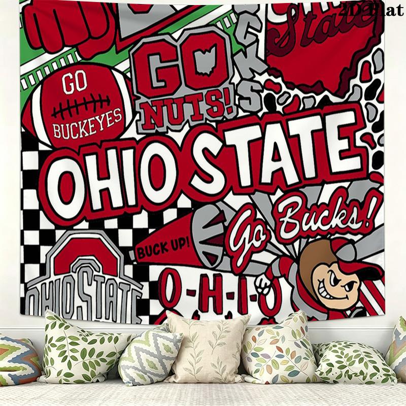 Ohio Eagles blanket Pattern Home Decor Tapestry, Wall Hanging, Decorative RV Wall Cloth.ZGT0914171