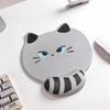 New Cartoon Cat Wrist Rest Mouse Pad Non-Slip Soft Silicone Mouse Pad Rebound Comfortable Ergonomic Desk Mat Gaming