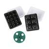 6/12 Grid Plastic Seedling Box Greenhouse Germination Kit Base Greenhouse Growth Tray Germination Box With Cover