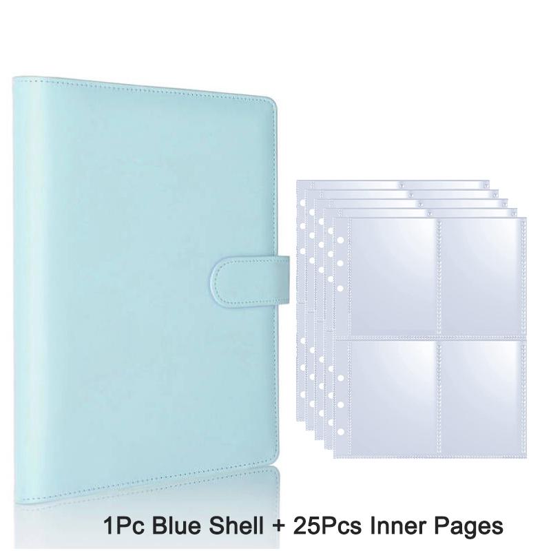 Reusable 25PCS A5 Kpop Photocard Album Binder | Loose-leaf Idol Card Storage Organizer | Collectible Photo Card Holder Book