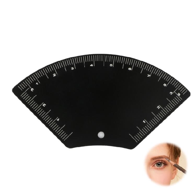 Ergonomic Brow Shaping Rulers with Clear Marking & Symmetry Indicators Accuracy For Easy Makeup Application