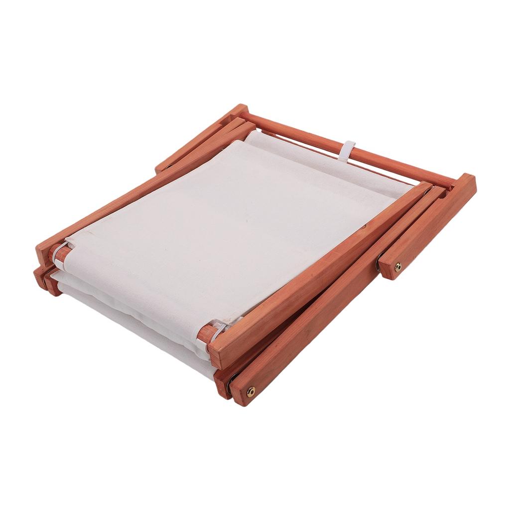 Foldable Beach Sunbathing Headrest Sunshade Chair Portable Wooden Beach Headrest Sunshade with Pillow