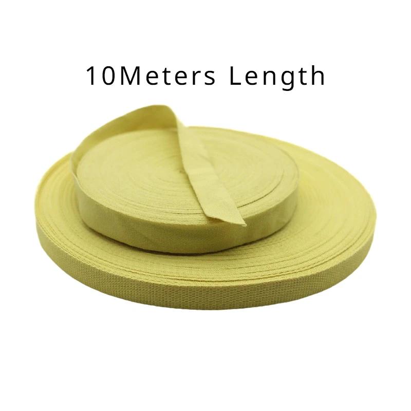 Kevlar High Strength Wear-resistant Safety Belt Bag Strap Fire Retardant Fireproof Webbing Industrial Aramid Ribbon 10meters