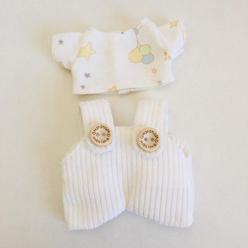 בגדי בובת קטיפה ויניל חמודה 17 ס"מ קופסה עיוורת - תליון LaBuBu שמלת אביזרים