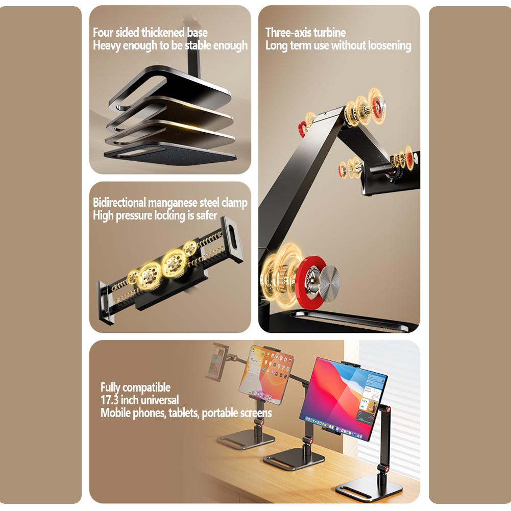 Adjustable Height Monitor Holder For 16 Inch Screen Universal Expandable Display Base Mount External Vertical Screen Expansion